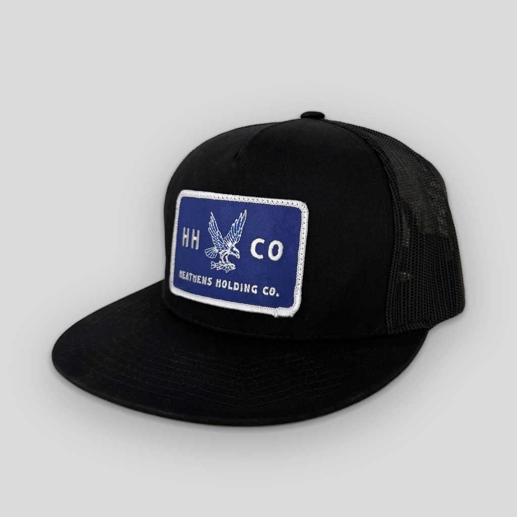 Osprey Patch Mesh Snapback - Black/Blue/White