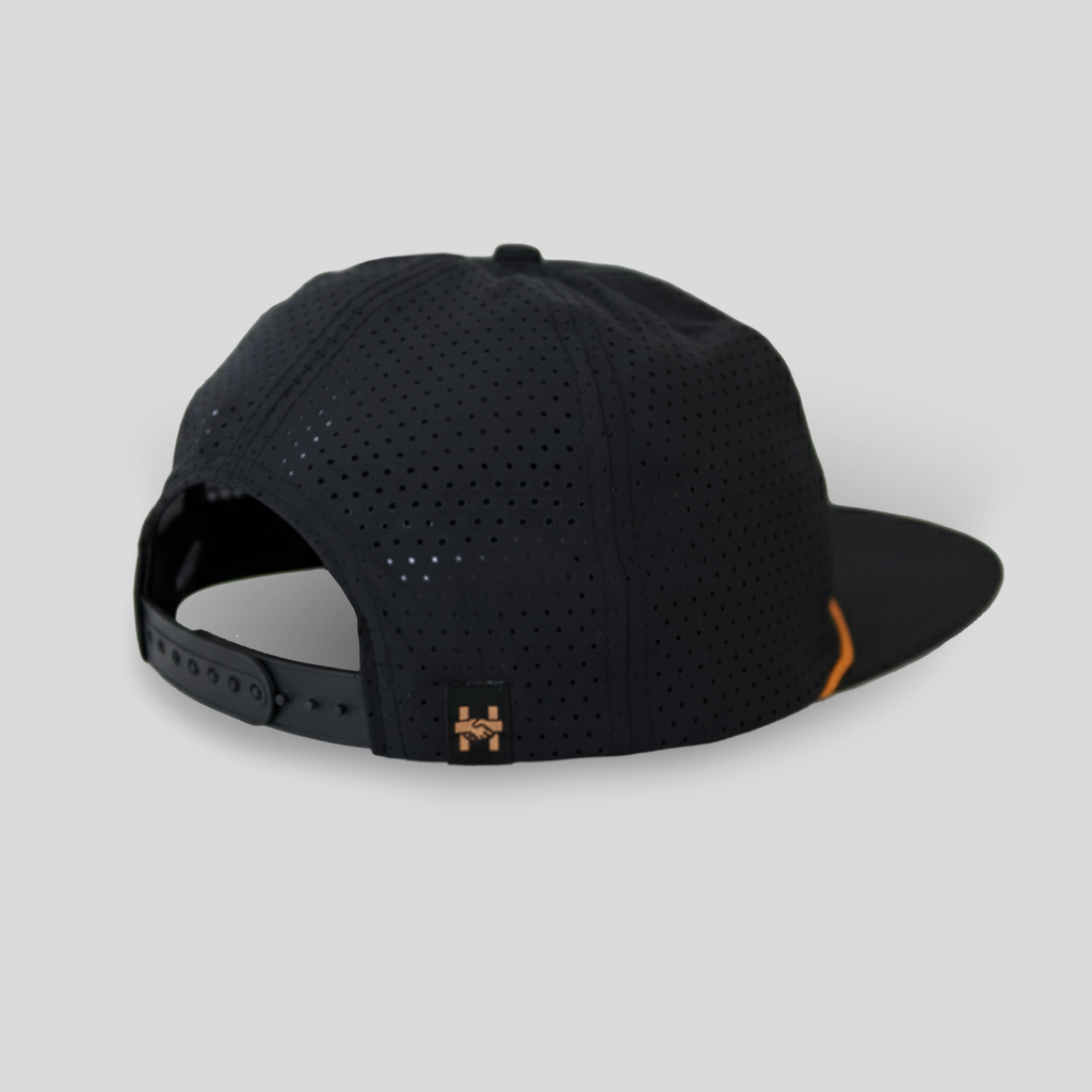Scripture Snapback - Black/Orange