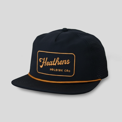 Scripture Snapback - Black/Orange