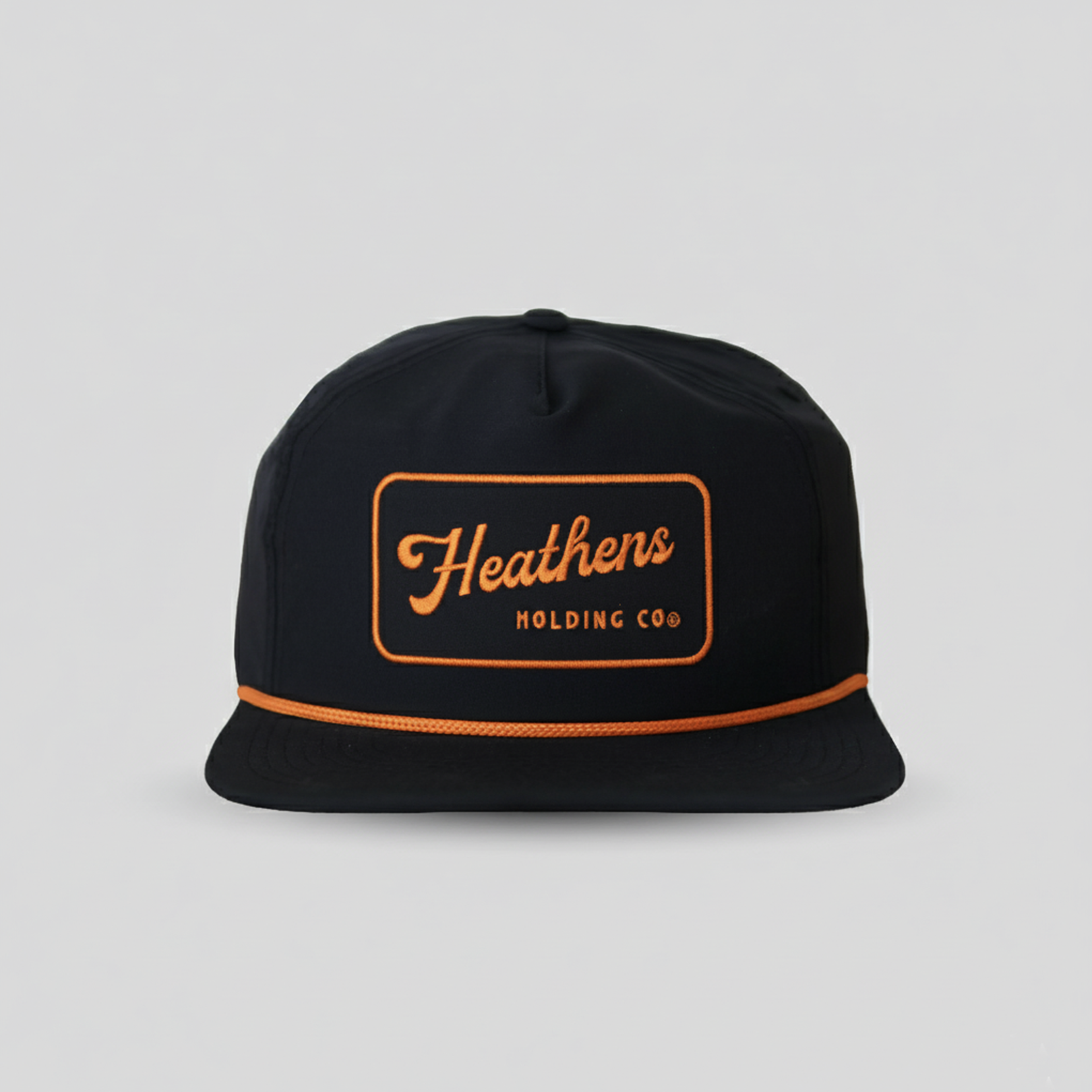 Scripture Snapback - Black/Orange