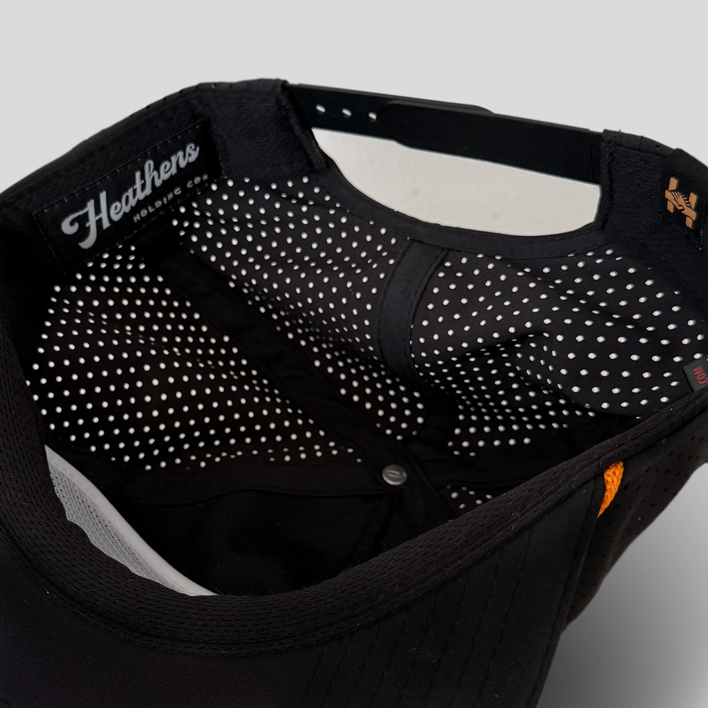 Scripture Snapback - Black/Orange