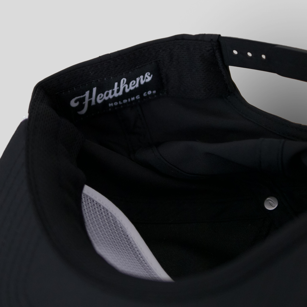 Scripture Snapback - Black/White